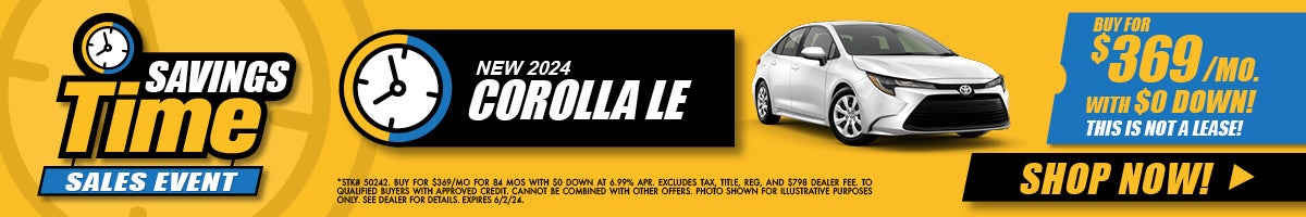 2024 Corolla Special Offer