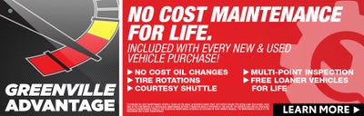 No Cost Maintenance for Life.