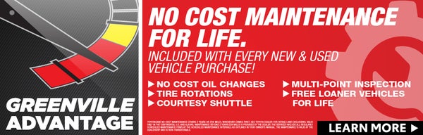 No Cost Maintenance for Life.