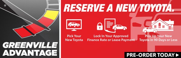 Reserve Your New Toyota!