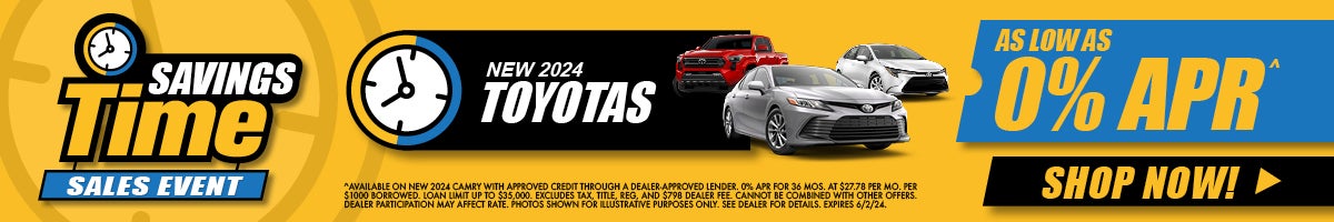 2024 New Toyotas