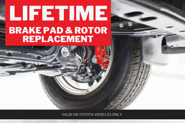 Lifetime Brake Pad & Rotor Replacement