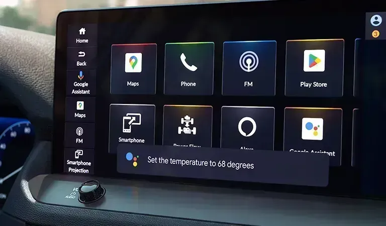 screen of 2024 honda accord