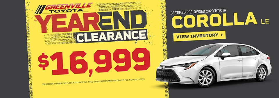 Greenville Toyota | New & Used Toyota Dealership | Near Washington NC