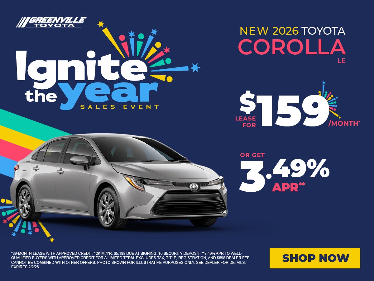 2026 Corolla LE Offer