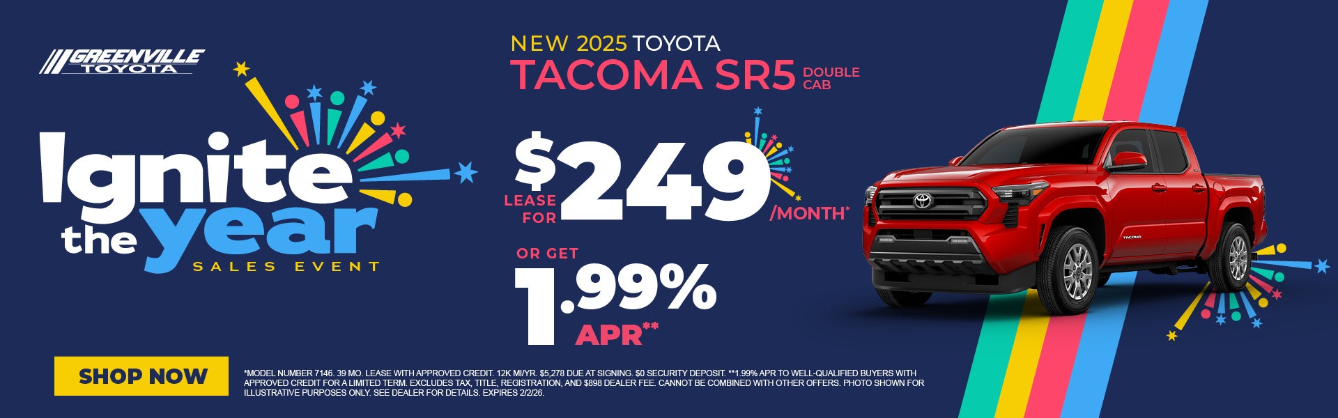 2025 Tacoma March Offer