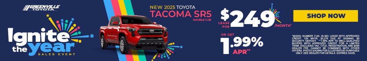 Greenville Toyota Tacoma Offer