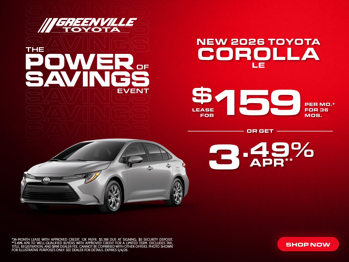 2026 Corolla LE Offer