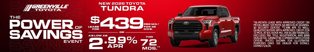 2026 Tundra Special APR