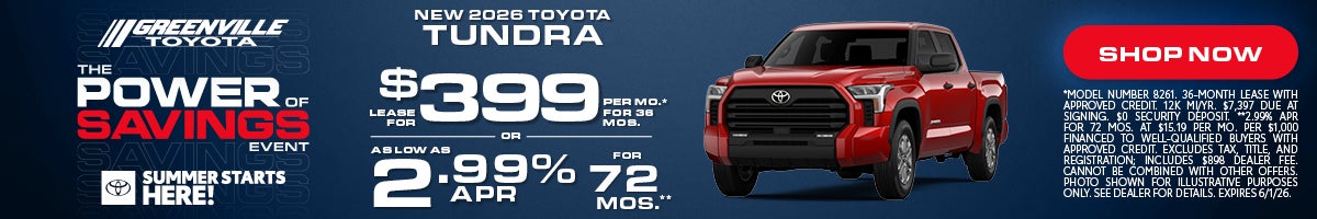 2026 Tundra Special APR