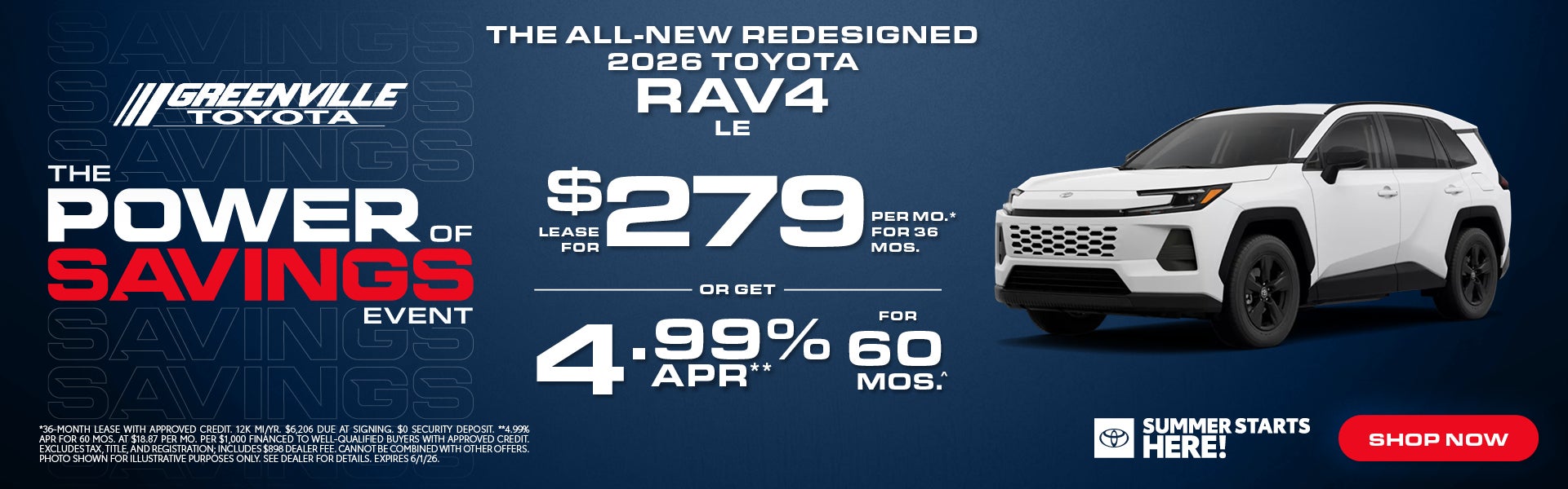 2026 Rav4 Offer