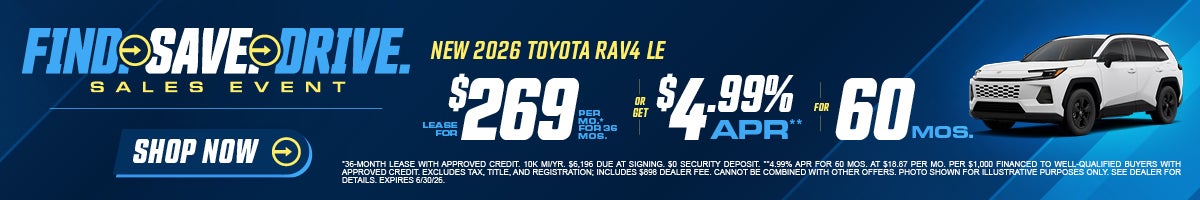 Greenville Toyota 25 Rav4 Offer
