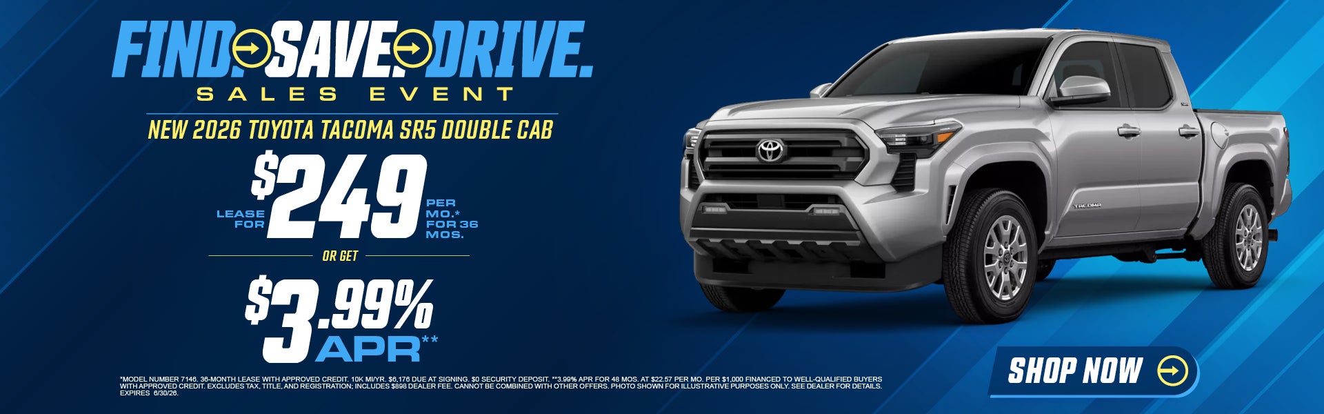 2025 Tacoma March Offer