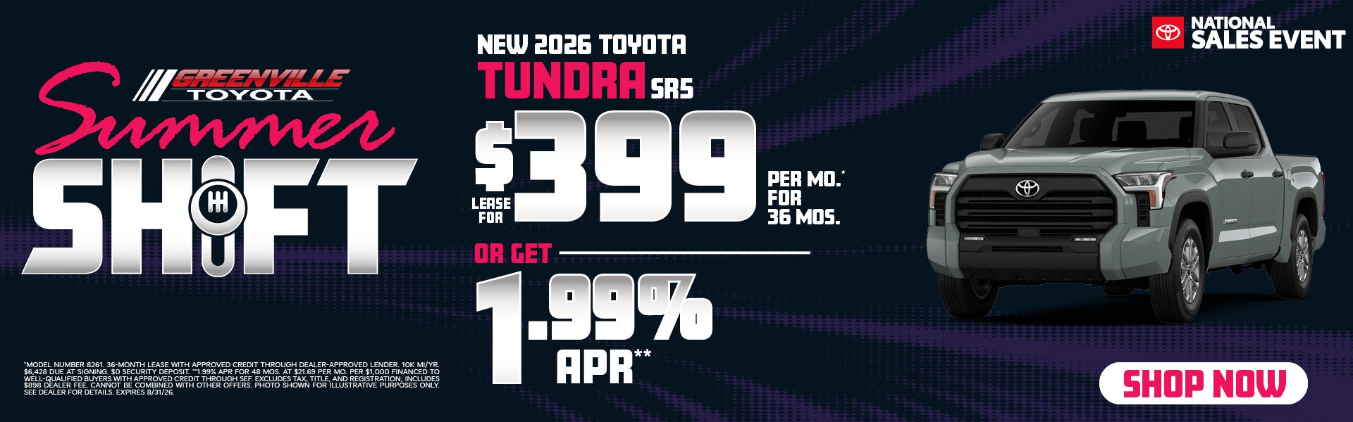 New 2025 Tundra Offer