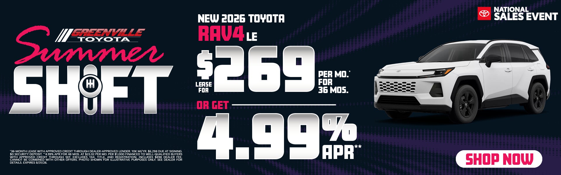 2026 Rav4 Offer