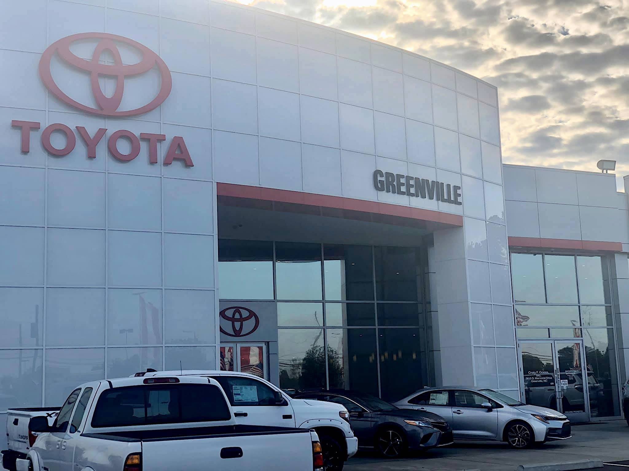 Greenville Toyota near Wilson and Washington, North Carolina